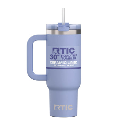 Frostbuddy™ 30 oz Ceramic Lined Road Trip Tumbler with Handle - Insulated Travel Tumbler Cup