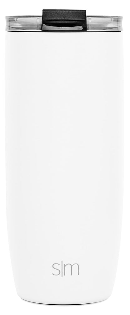 Frostbuddy™ 16oz Voyager Travel Mug Tumbler w/ Clear Flip Lid - Insulated Travel Coffee Mug