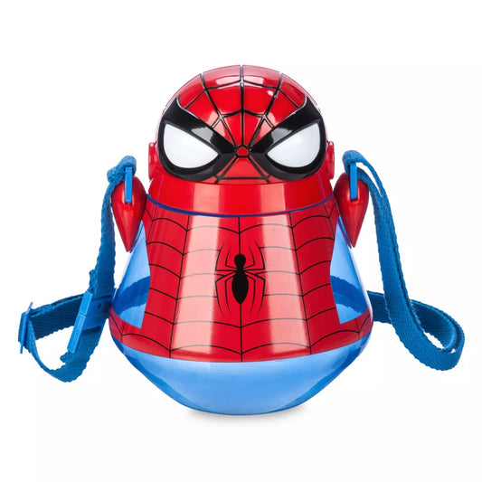 Spider-Man Travel Mug with Strap - Water Bottle Tumbler Cup - 22oz