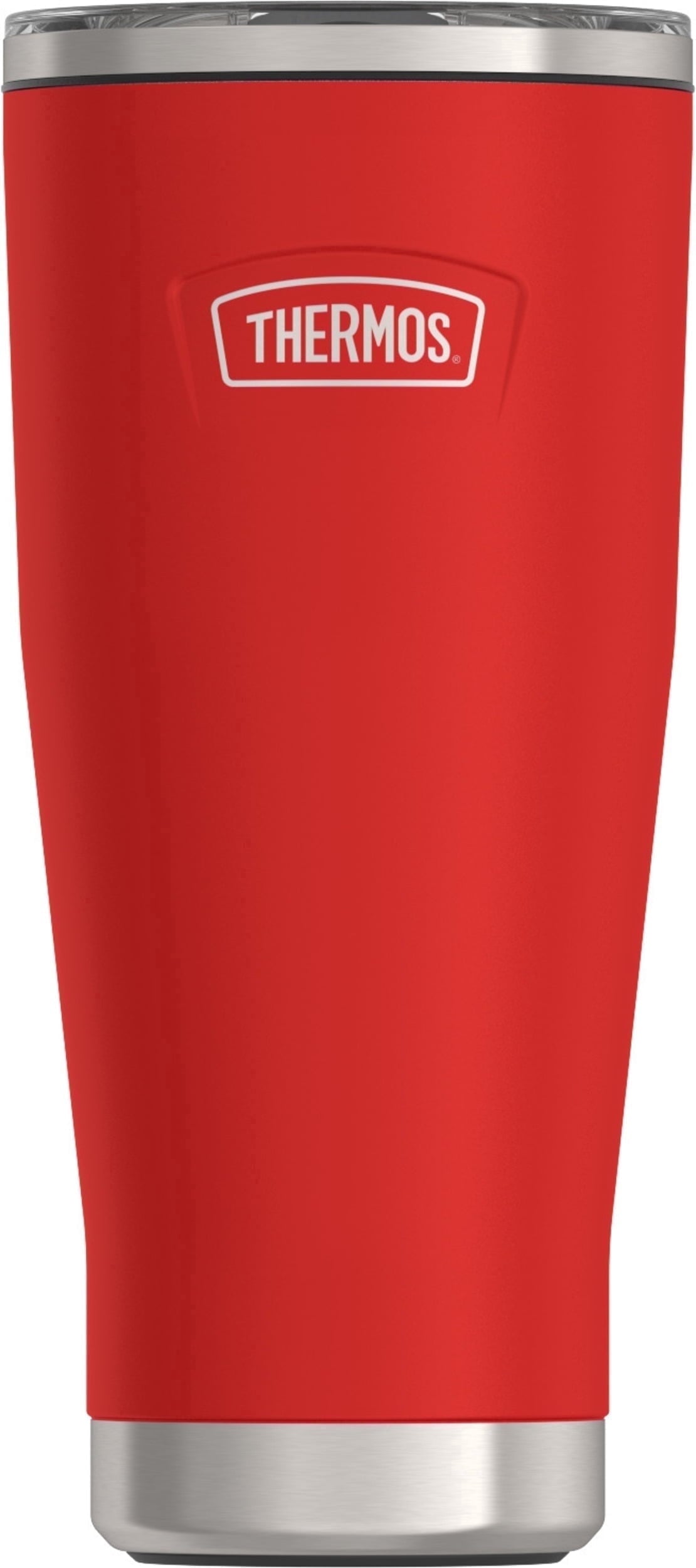 Frostbuddy™ Thermos Stainless Steel Tumbler, w/ Slide Lock Lid, Graphite, 18 oz - Insulated Travel Tumbler Cup