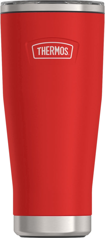 Frostbuddy™ Thermos Stainless Steel Tumbler, w/ Slide Lock Lid, Graphite, 18 oz - Insulated Travel Tumbler Cup