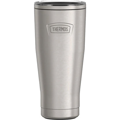 Frostbuddy™ Thermos Stainless Steel Tumbler, w/ Slide Lock Lid, Graphite, 18 oz - Insulated Travel Tumbler Cup