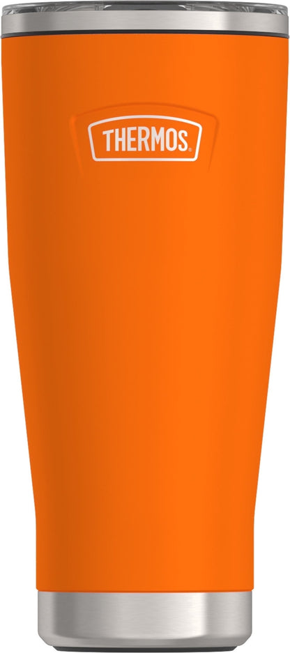 Frostbuddy™ Thermos Stainless Steel Tumbler, w/ Slide Lock Lid, Graphite, 18 oz - Insulated Travel Tumbler Cup