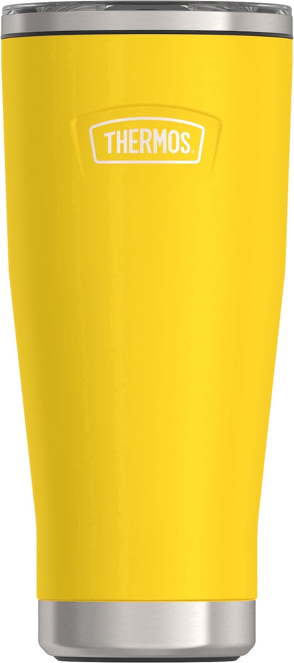 Frostbuddy™ Thermos Stainless Steel Tumbler, w/ Slide Lock Lid, Graphite, 18 oz - Insulated Travel Tumbler Cup