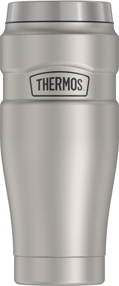 Frostbuddy™ Thermos Stainless King Vacuum Insulated Stainless Steel Tumbler 16Oz Matte Rustic - Insulated Travel Tumbler Cup