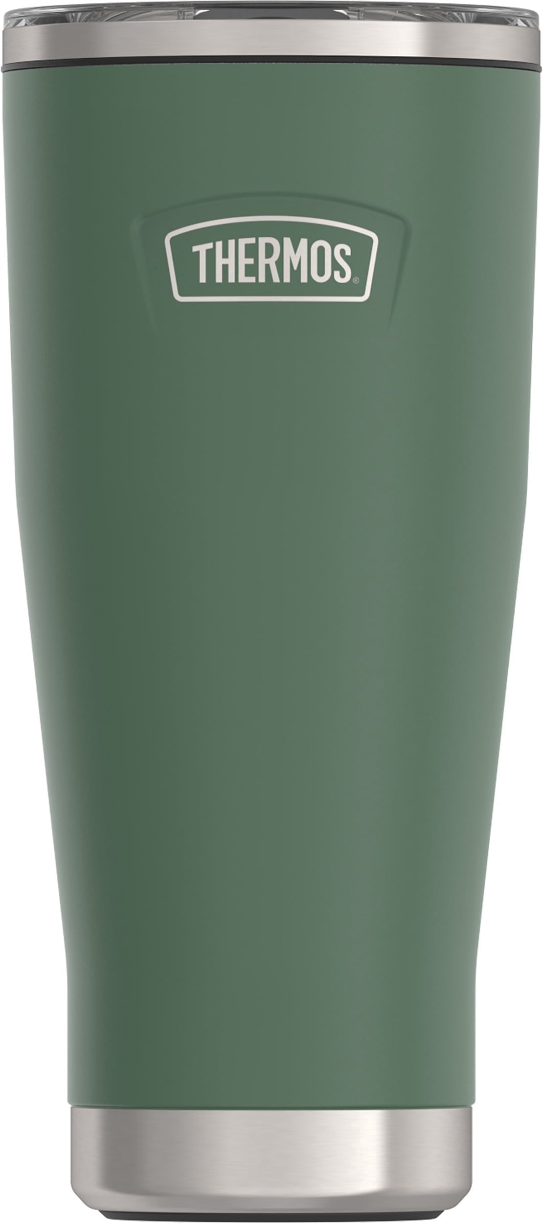 Frostbuddy™ Thermos Stainless Steel Tumbler, w/ Slide Lock Lid, Graphite, 18 oz - Insulated Travel Tumbler Cup