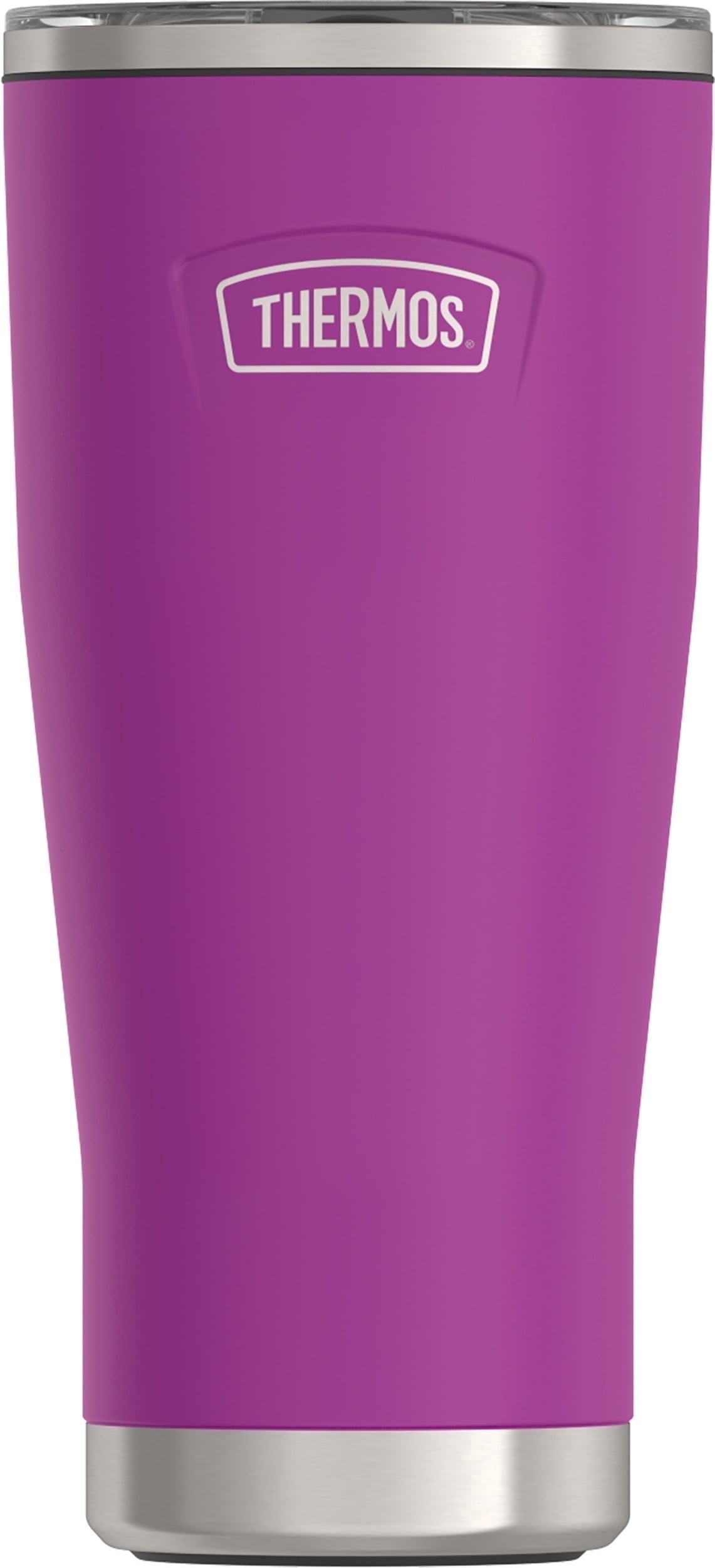 Frostbuddy™ Thermos Stainless Steel Tumbler, w/ Slide Lock Lid, Graphite, 18 oz - Insulated Travel Tumbler Cup
