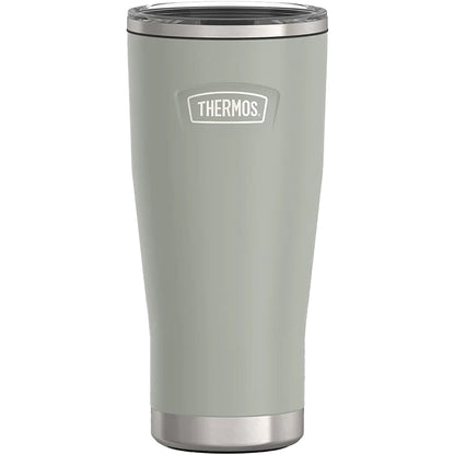 Frostbuddy™ Thermos Stainless Steel Tumbler, w/ Slide Lock Lid, Graphite, 18 oz - Insulated Travel Tumbler Cup