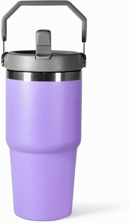 Frostbuddy™ WarmH 20 oz Tumbler with Handle,Insulated Tumbler with Lid and Flip - Insulated Travel Tumbler Cup